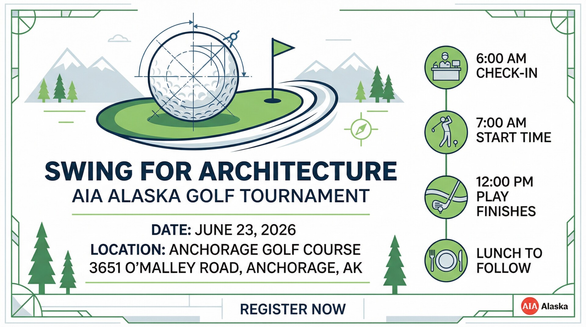 2026 Aia Alaska Golf Tournament Logo