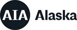 Modern AIA logo in minimalist black and white design, showcasing sophistication and professionalism.