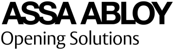ASSA ABLOY logo showcasing access solutions for enhanced security and accessibility.