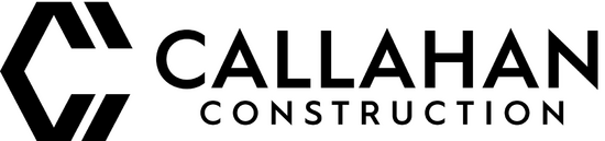 Modern Callahan Construction logo featuring a sleek hexagon design and professional typography.