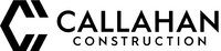 Modern Callahan Construction logo featuring a sleek hexagon design and professional typography.