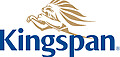 Stylized lion logo of Kingspan representing strength in sustainable building solutions.