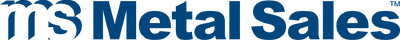 ms Metal Sales logo showcasing reliable metal products in bold blue typography.