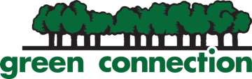 Stylized trees logo representing green connection and environmental sustainability initiatives.