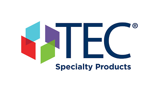 TEC Specialty Products logo featuring vibrant colors and modern design for industrial solutions.